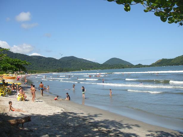 Aptos Familia Com Ar Condicionado Ubatuba Praia Pereque Acu Eksteriør bilde